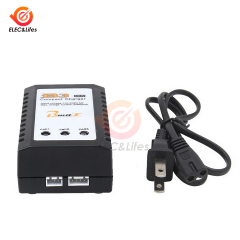 100-240V 10W iMaxRC iMax B3 Pro Compact 2S 3S Lipo Balance Battery Charger EU/US Plug for RC Helicopter LED Power Supply | Обустройство