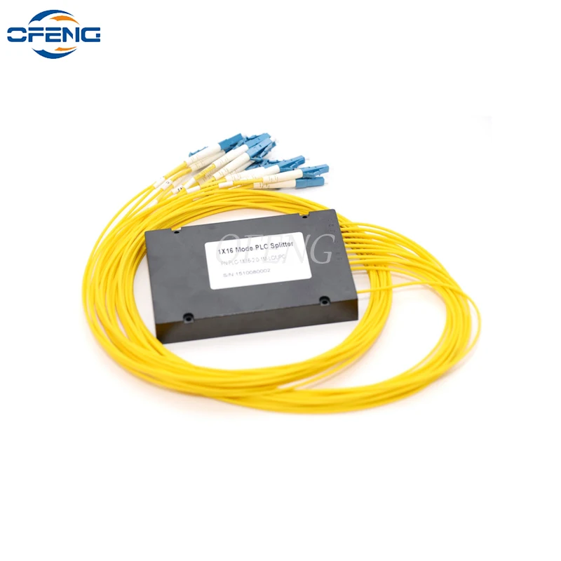 1PCS 1X16 1.5M FTTH PLC FBT ABS type Steel Tube Fiber Optical Splitter with LC SC APC/UPC connector | Мобильные телефоны и