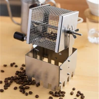 hibpfv household fuel gas coffee roaster stainless steel cafe coffee bean roasting machine baking tools drying