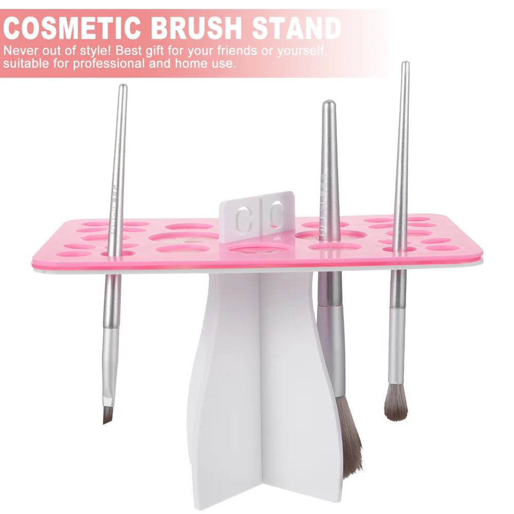 

1PC Cosmetic Brush Storage Holder Drying Makeup Brush Rack Makeup Tool Rack