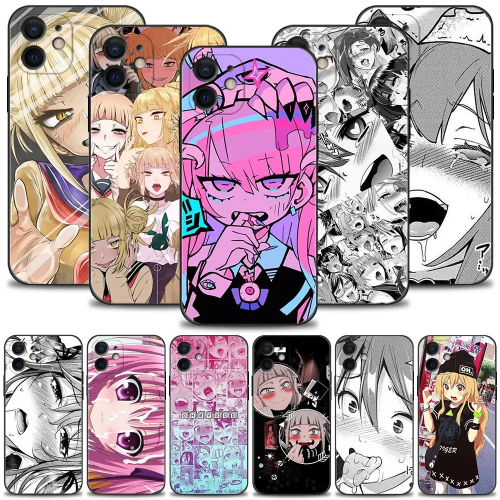 

Hentai Harajuku Anime Girl Phone Case For iPhone 13 12 11 Pro Max XS Max XR X 7 8 Plus 12 Mini 6S 5S SE 2020 Silicone Capa Shell