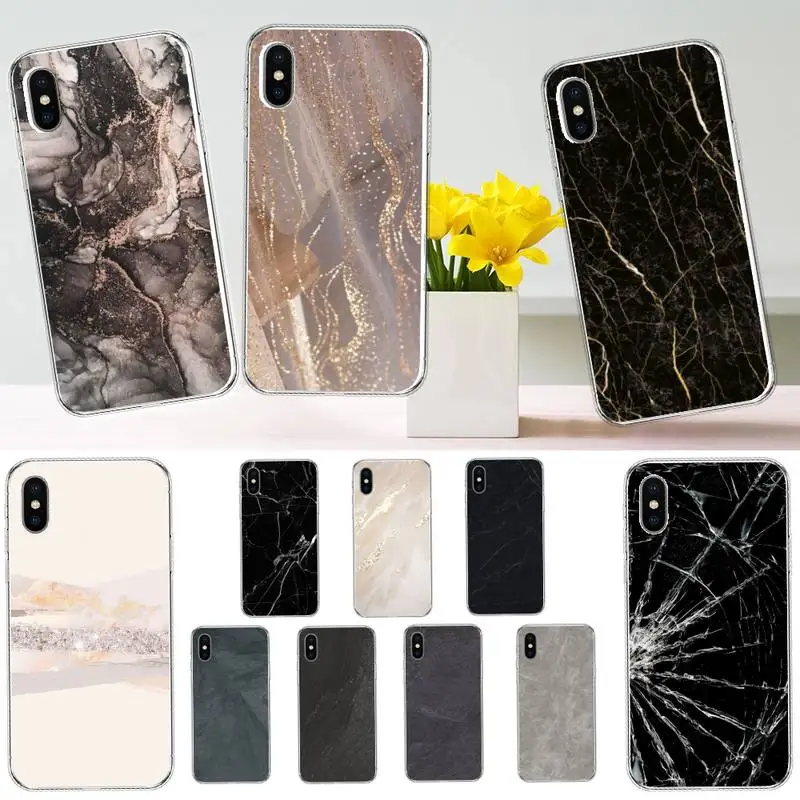 Высококачественный чехол для телефона в полоску с золотыми и розовыми