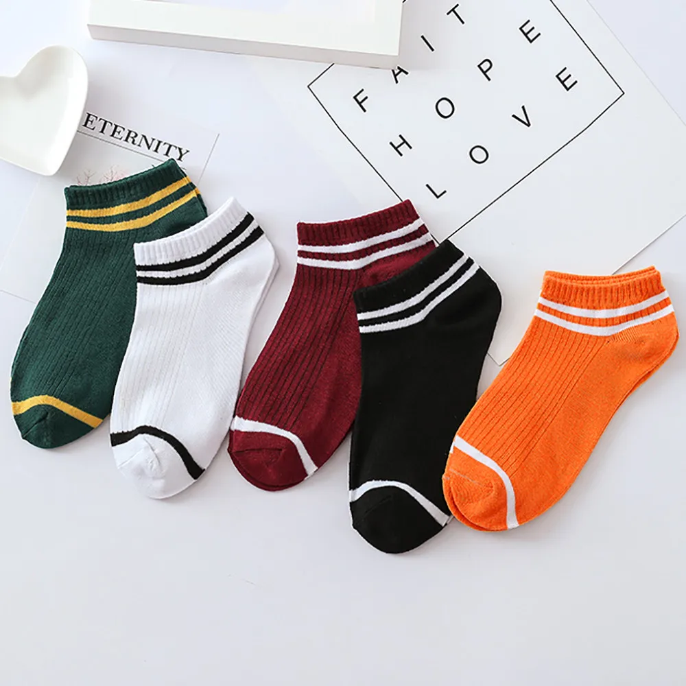 1 пара носков по щиколотку унисекс удобные хлопковые нескользящие повседневные