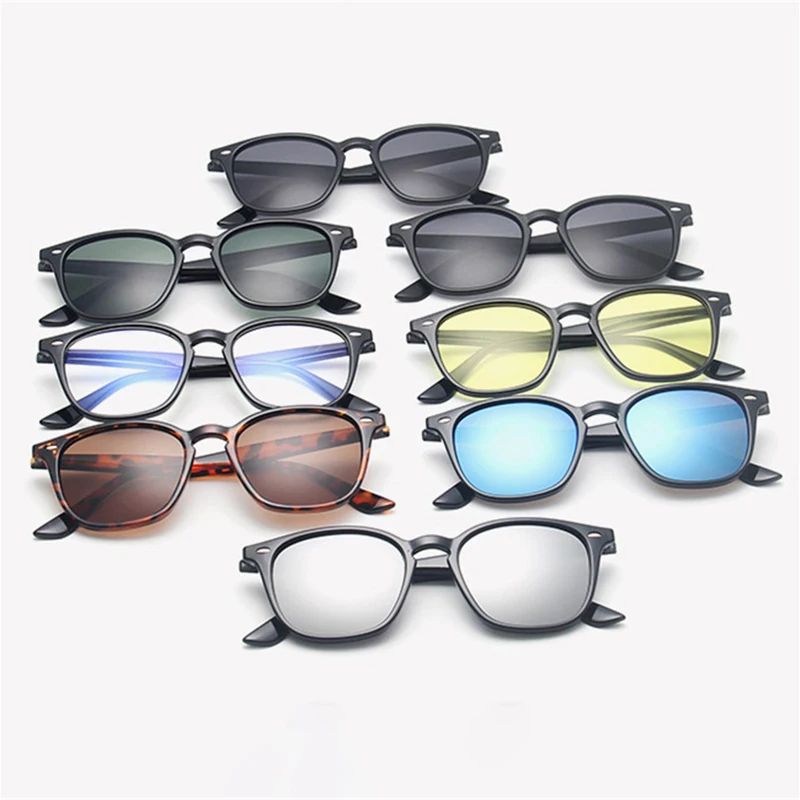 

Солнцезащитные очки с пластиковыми линзами для мужчин и женщин, аксессуар от солнца