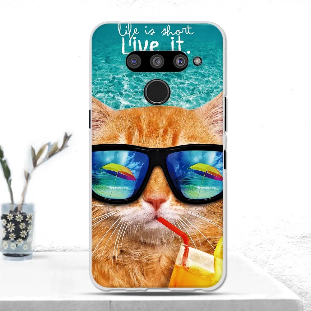 Чехол для телефона LG V50 ThinQ 5G мягкий силиконовый чехол из ТПУ | Мобильные телефоны