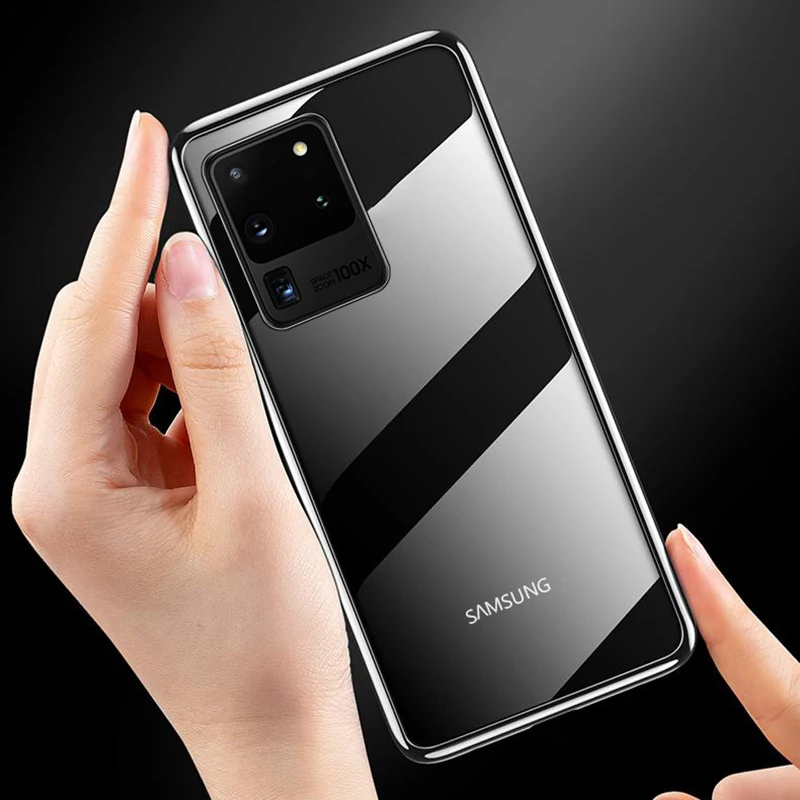 Прозрачный противоударный чехол для Samsung Galaxy S8 S9 S10 плюс S7 Edge Note 8 9 10 A20E A30 A40 A50 A60 A70