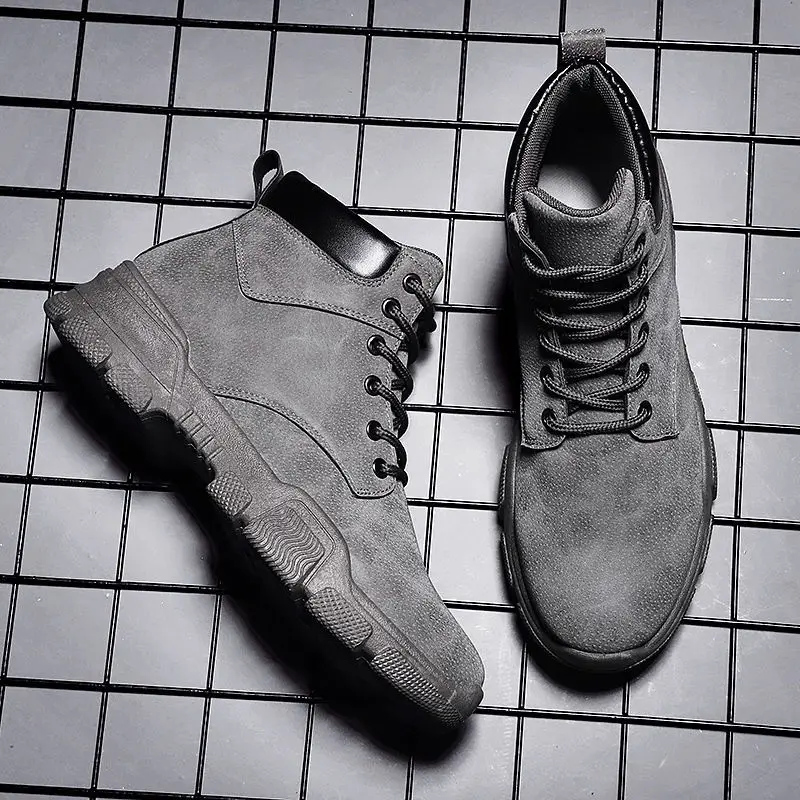 

2020 Winter Boots Men's Autumn and Winter Men's Shoes Fashion British Boots Men's High-top Trend Men's Boots Tooling Boots