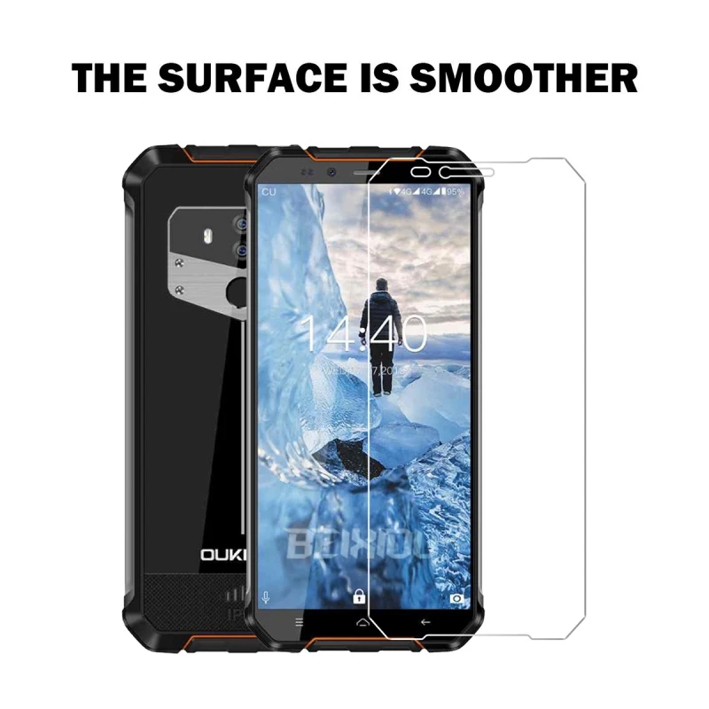 2 шт Полное закаленное стекло для OUKITEL WP3 защита экрана 2.5D 9h защитная