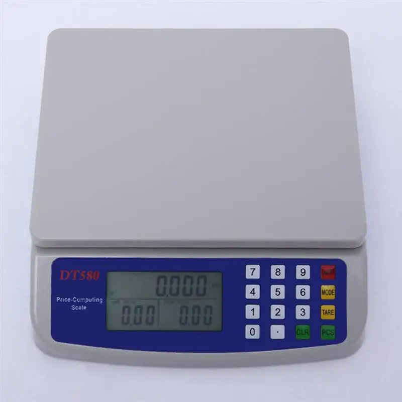 

30KG-1Gram LCD With Backlight Display Rechargeable Electronic Scale With Adapter With US Plug No Battery Scale LCD With Display