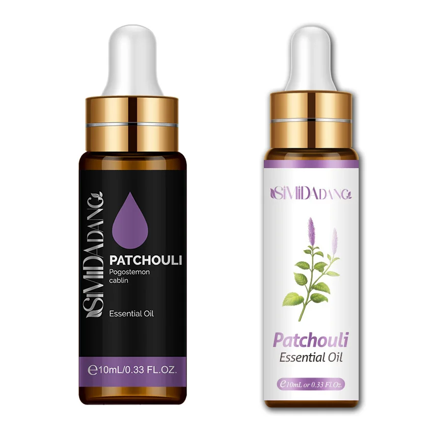 

10ML Patchouli Essential Oils For Aromatherapy Diffusers With Dropper Fragrances Oil Pure Natural Aroma Oils For Home