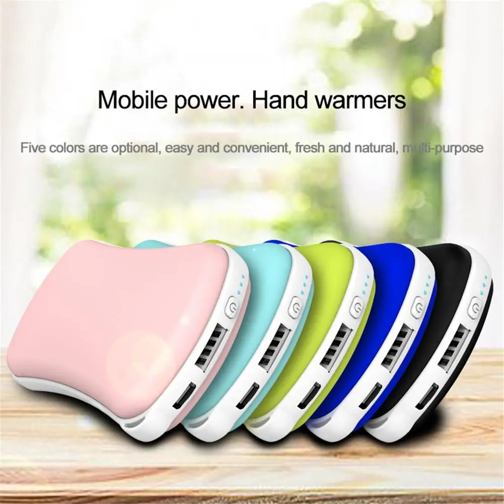 2400 портативный обогреватель power Bank для IPhone samsung портативный Перезаряжаемый с подогревом повербанк внешний аккумулятор power bank