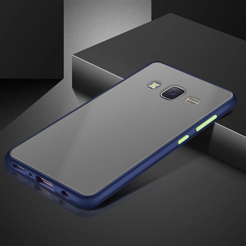 Чехол для Samsung Galaxy J2 Prime CORE матовый прозрачный роскошный ударопрочный акриловый