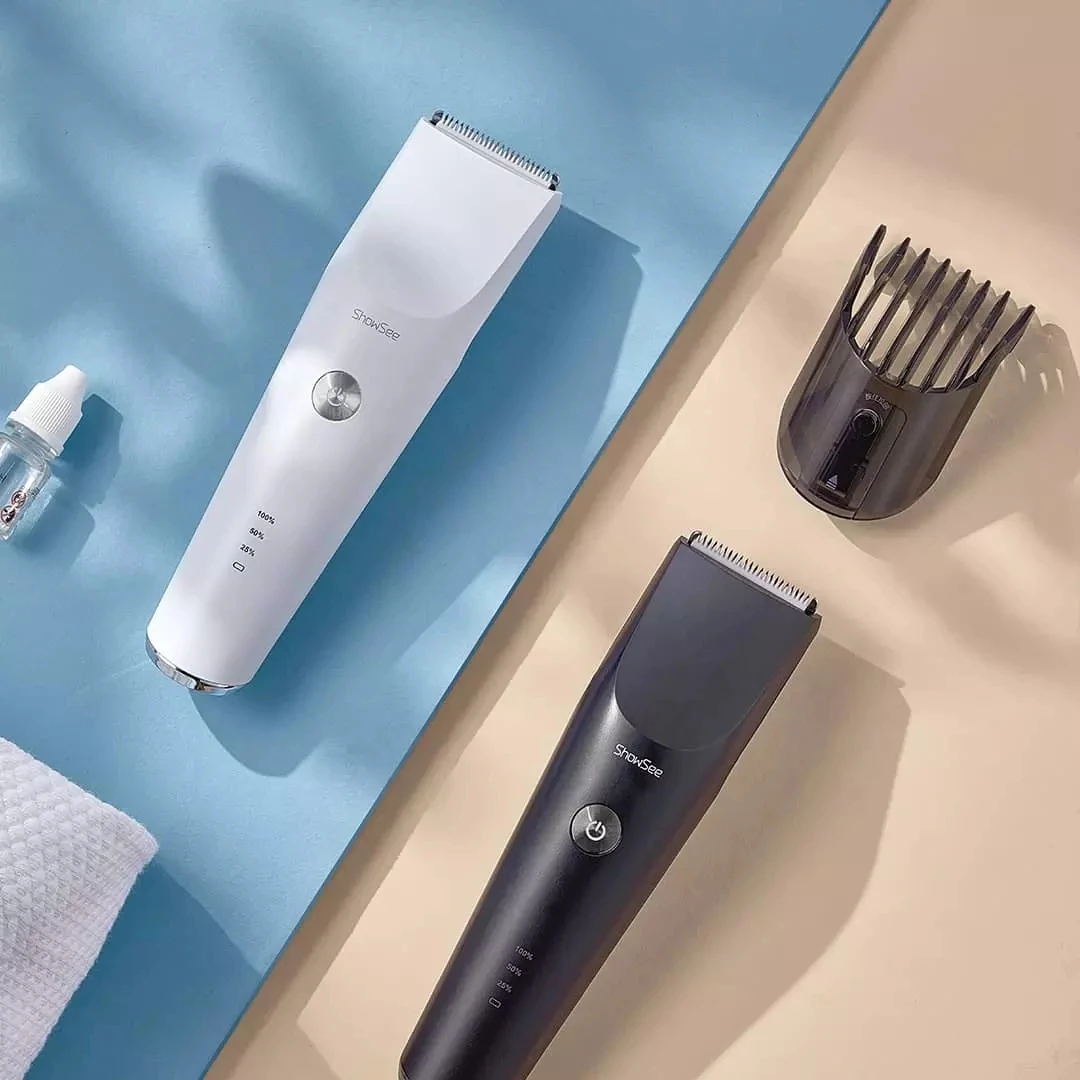 Xiaomi Электрическая машинка для стрижки волос ShowSee керамический подвижный нож типа