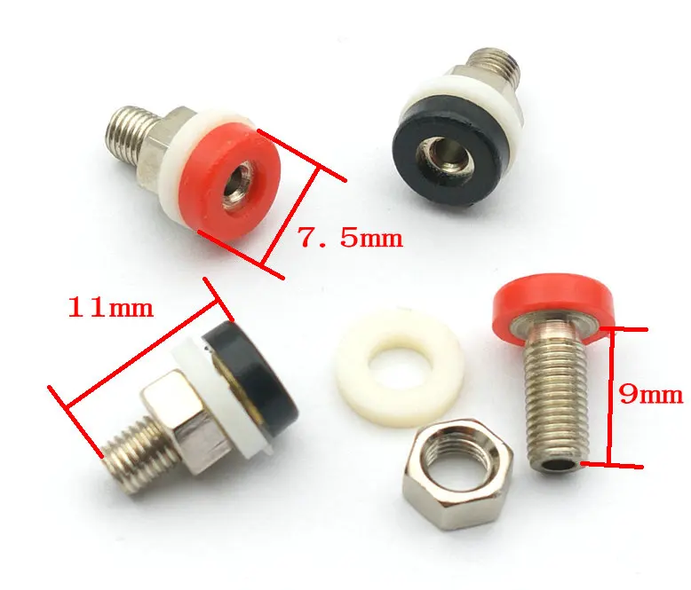 Латунный гнездо типа банан 2 мм для тестовых разъемов мм|Соединители| |