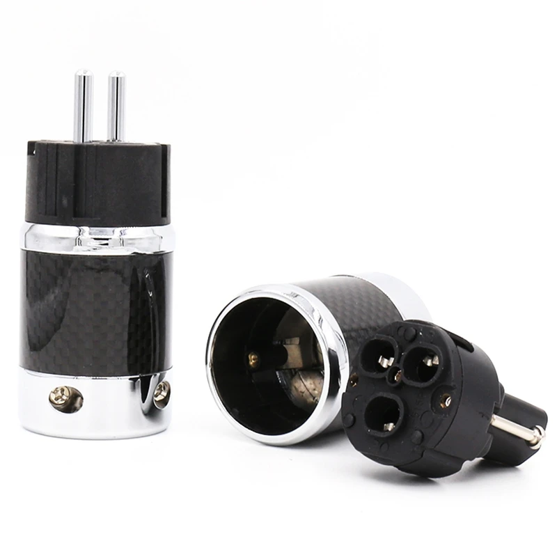 Высококачественный кабель питания переменного тока с родиевым покрытием из