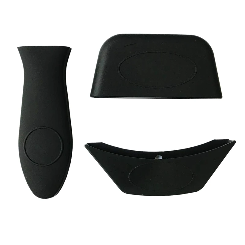 Силиконовый держатель с горячей ручкой (набор из 3) горячие рукавицы для чугунных