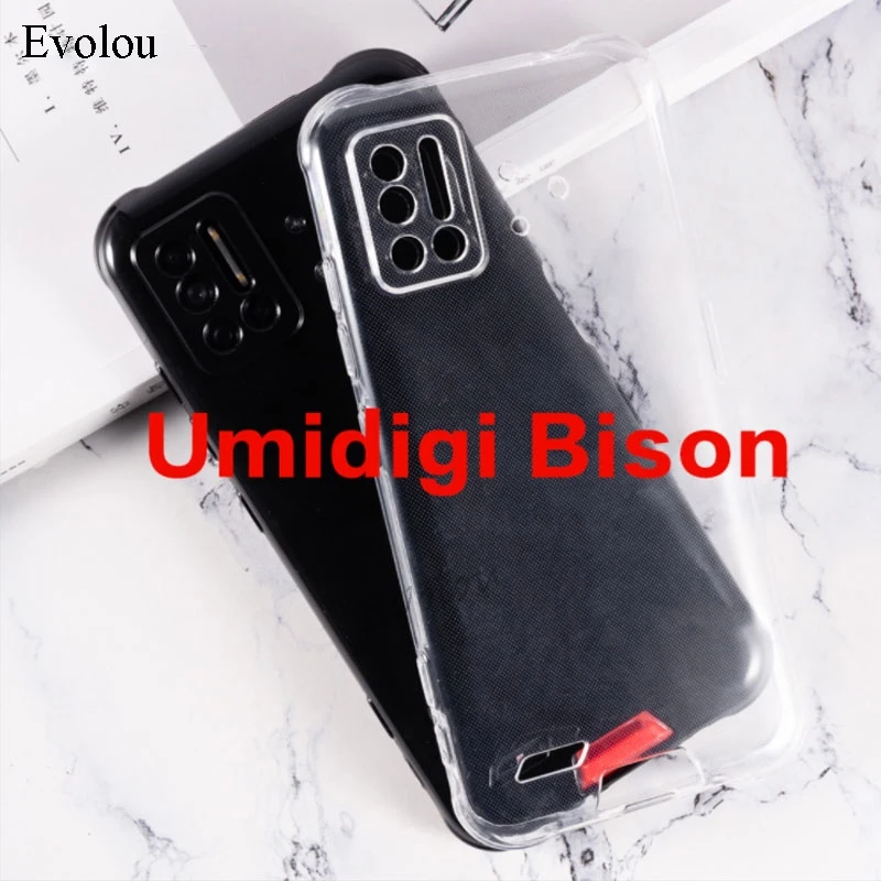 Мягкий силиконовый защитный бампер для Umidigi Bison чехол телефона задняя крышка A9 Pro
