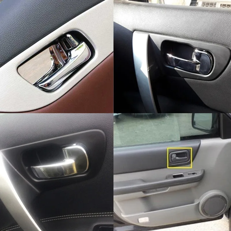 SPEEDWOW 4 шт. дверная ручка для салона автомобиля Передняя Задняя Левая Правая 80670 4X02B