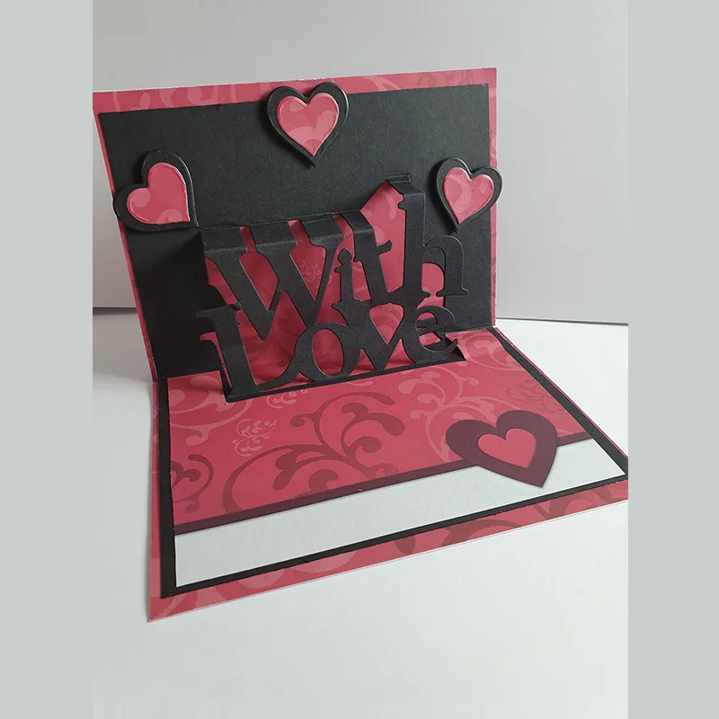 

Metal Cutting Dies With Love cut die for DIY Scrapbooking Crafts Cards Supplies Decoration new 2019 Embossing Die Cuts