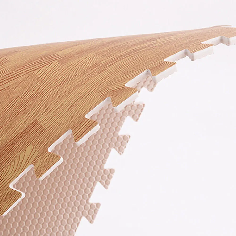 Напольный коврик из темного дерева удобные коврики для дома и игр в помещении