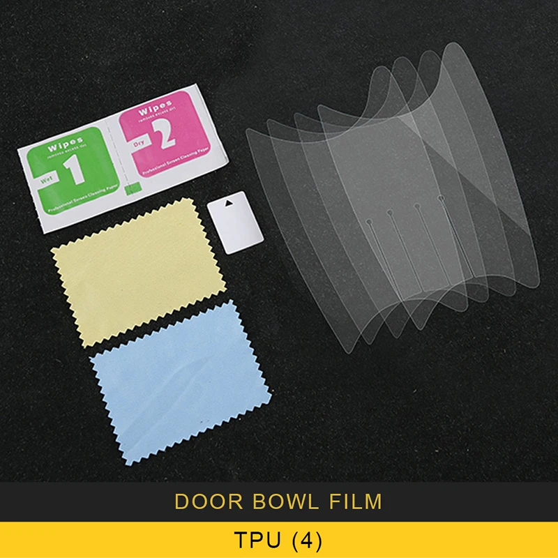 

CarManGo for BMW X5 G05 2019 Car Styling Door Handle Bowl Wrist Protective Film Cover Trim Frame Sticker Interior Accessories