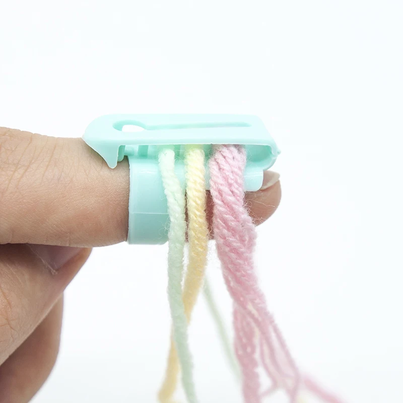 Синий цвет разветвитель для пальцев свитер шерсть инструмент вязания пряжа