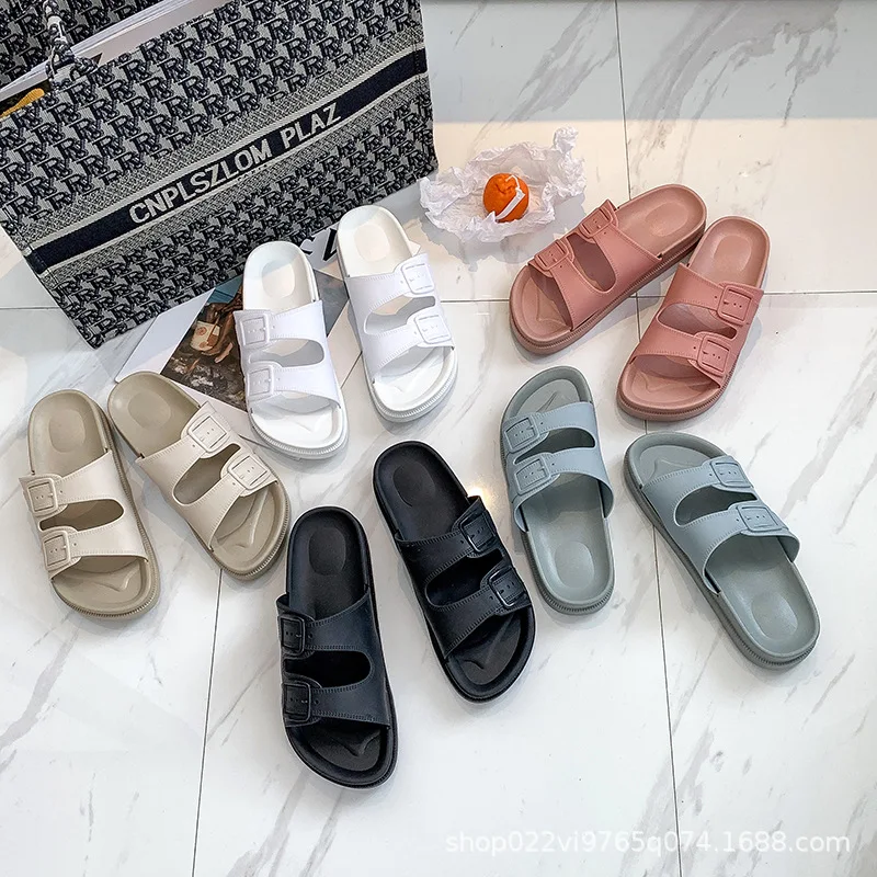 Women Slippers Fashion 2022 New Women Shoes Slides Outside Soft Bottom Gladiator Sandals Zapatos De Mujer Casual Beach Slippers