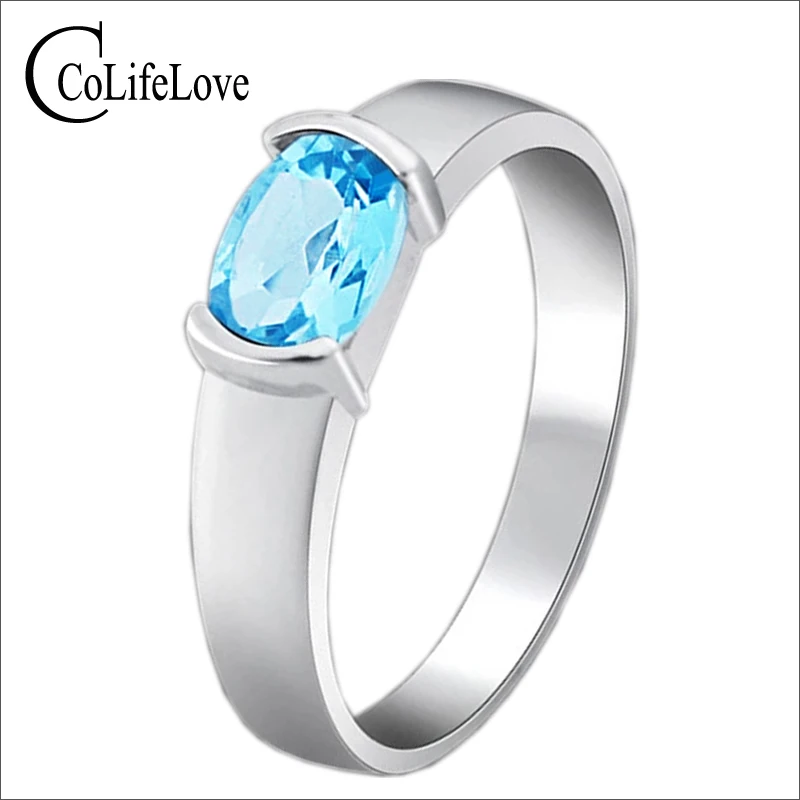 Хит продаж модное женское кольцо 100% Натуральный топаз ювелирное изделие цитрин