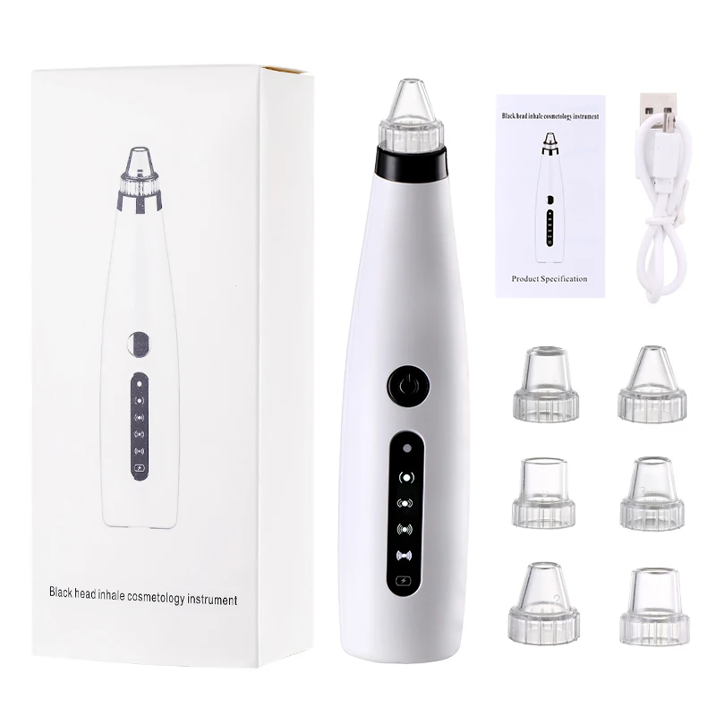 

Blackhead Remover Face Deep Nose Cleaner T Zone Pore Acne Pimple Removal Vacuum Suction Facial Diamond Beauty Clean Skin Tool