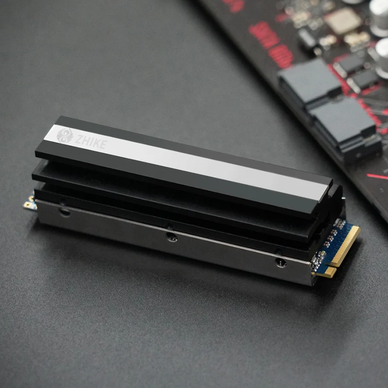 Радиатор ZHIKE M.2 SSD NVMe радиатор M2 2280 твердотельный жесткий диск алюминиевый с