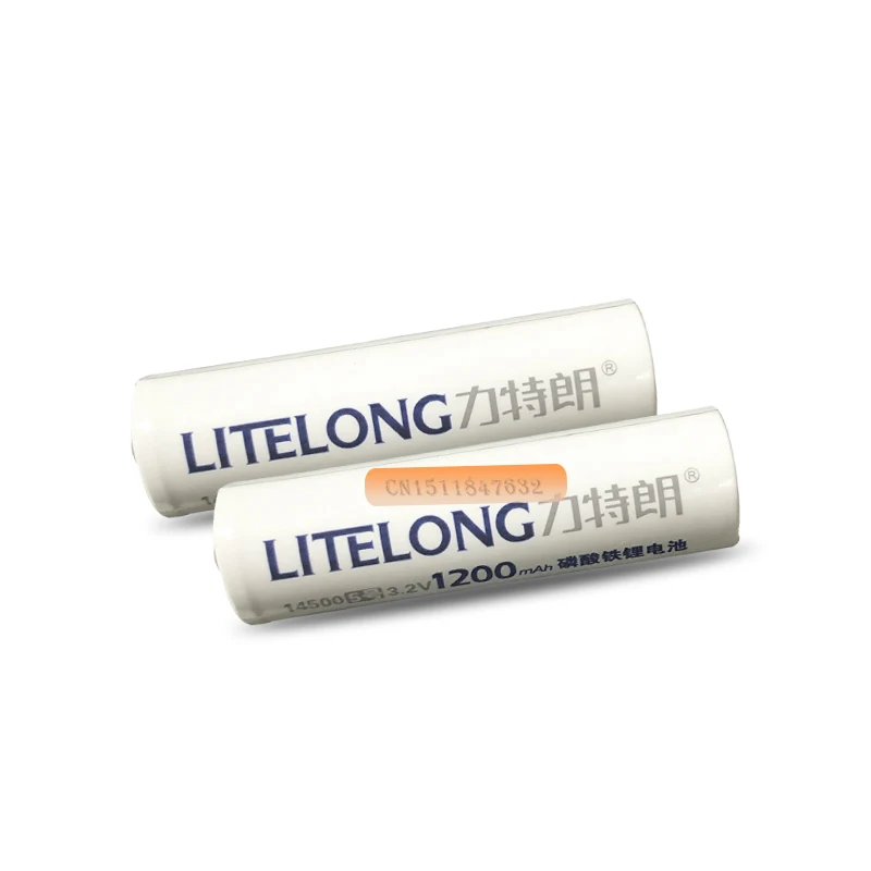 8 шт. AA 1200mah 14500 3 2 v lifepo4 аккумуляторная батарея новая высокая емкость LITELONG |