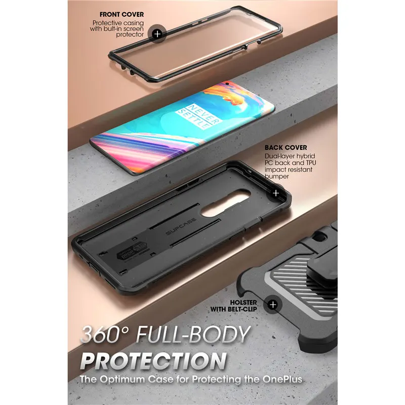 supcase for oneplus 8 case 2020 ub pro heavy duty full body holster cover with built in screen protector for one plus 8 2020 free global shipping