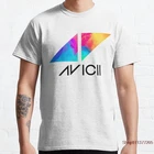 Футболка AVICII, Мужская футболка 100%, хлопковая футболка, Мужская футболка с принтом в уличном стиле, повседневная мужская футболка с коротким рукавом
