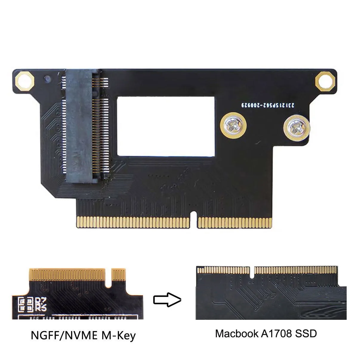 NVME M.2 NGFF M Key SSD конвертирующая Карта подходит для Macbook Pro 2016 2017 13 &quotA1708 A1707