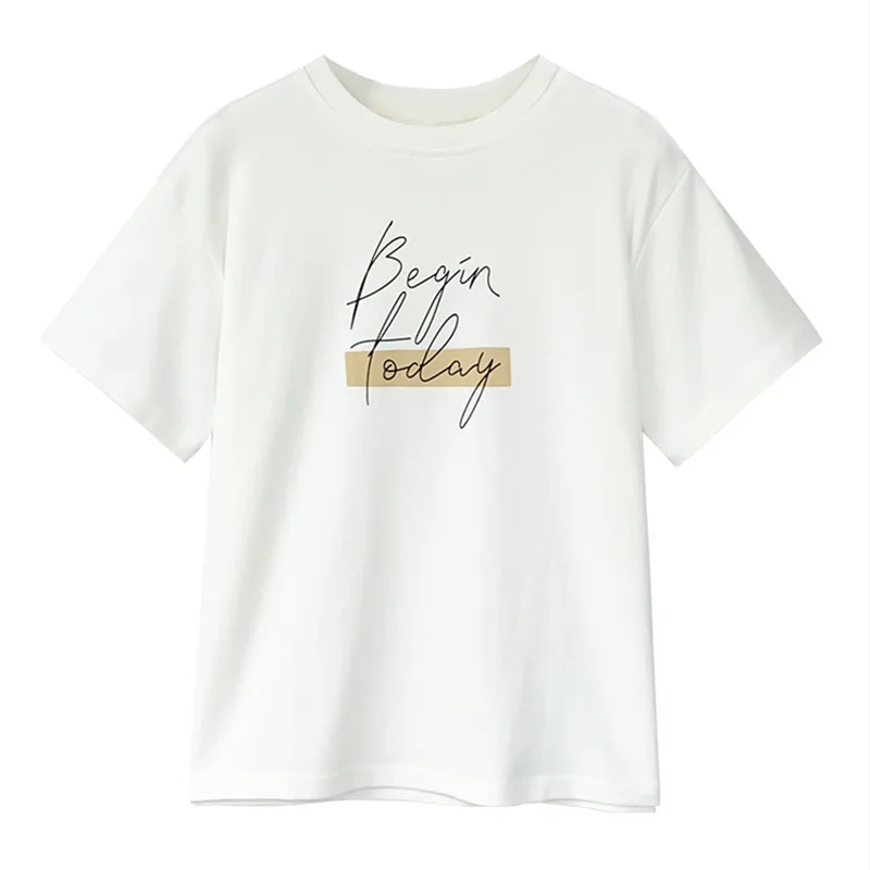

Letter t-shirt Women 2020 Summer Korean Style Clothes Women Fashion T-shirt Women loose Printed clothing tops tee shirt femme