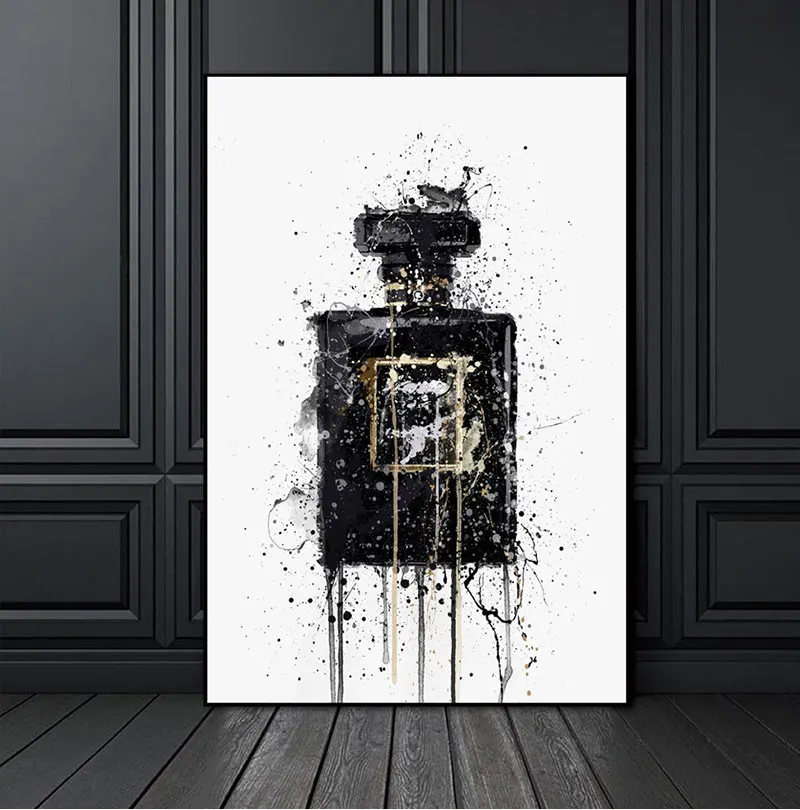 

Canvas HD Prints Pictures Vogue Perfume Bottle Modular Nordic Wall Art Paintings Home Decor Posters For Living Room Framework