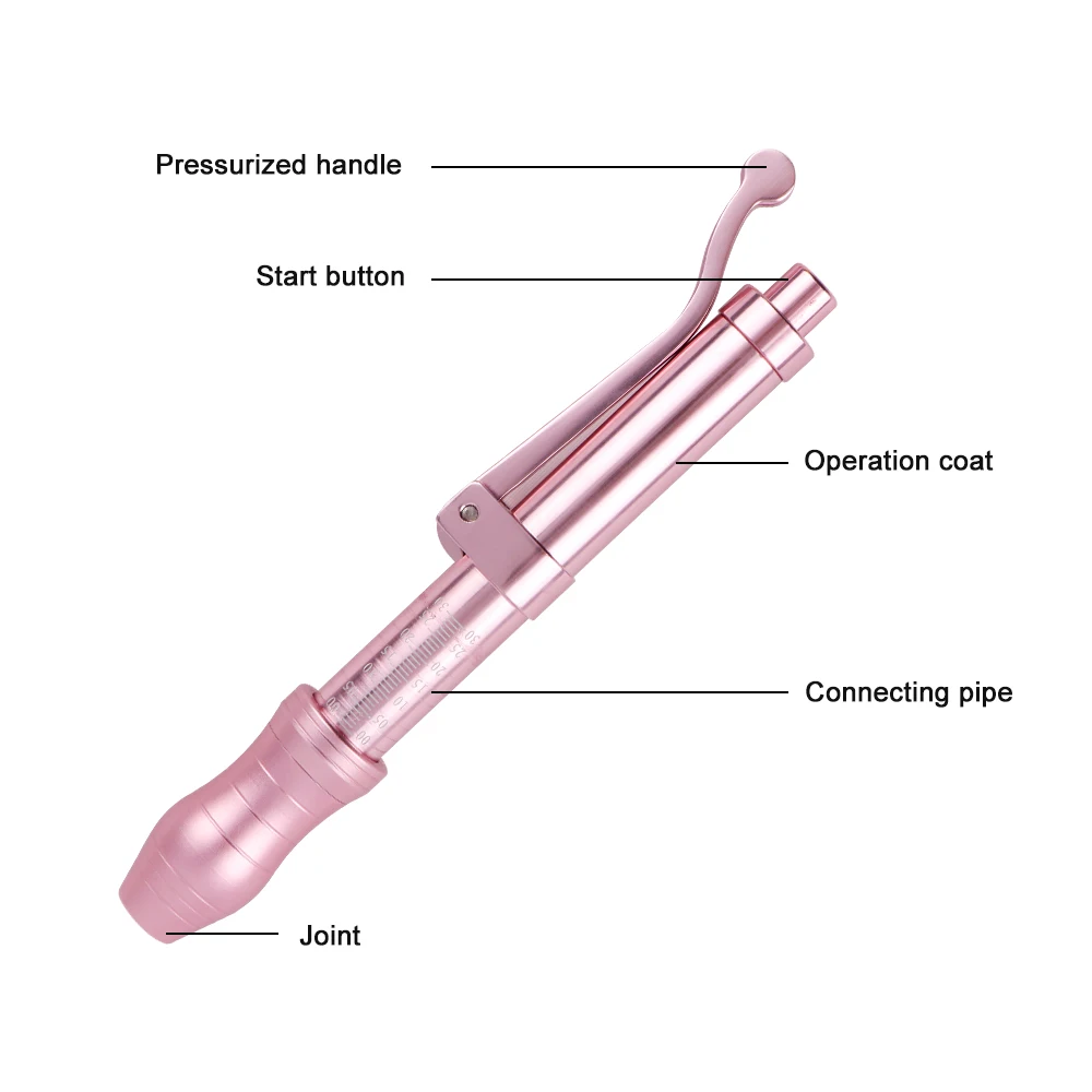 

Hyaluron Gun 0.3ml High Pressure High Density Metal Anti Wrinkle Hyaluronic Acid Lip Filler Atomizer Lip Injection Pen Needle