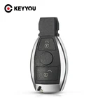Смарт-чехол KEYYOU для ключа с дистанционным управлением, чехол для Mercedes Benz 2000 +, поддерживает оригинальные NEC и BGA E300, E350, E250, A180, E400, E550
