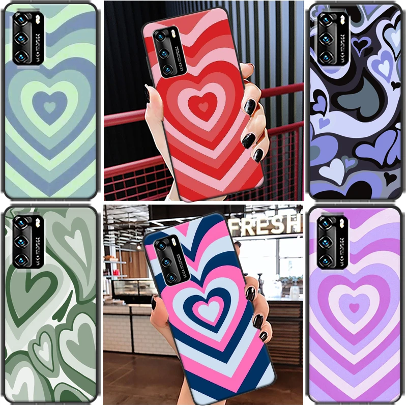 

Latte Love Coffee Hearte Phone Case For Huawei P20 P30 P40 Lite Pro Plus P Smart Z 2021 2019 Funda Cases Carcasa Back Cover