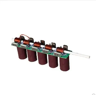 

Multi-level electromagnetic gun finished product Diy kit Level 3 142mm Coil Double indication Electric meter