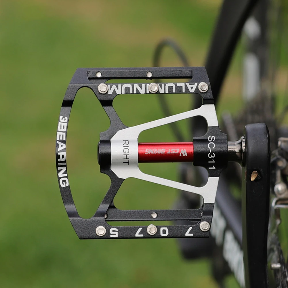 

3 Bearings MTB Bike Pedals Ultralight Anti-slip CNC Road Bicycle Pedal Cycling Sealed Bearing Mountain Bike Pedals Accessories