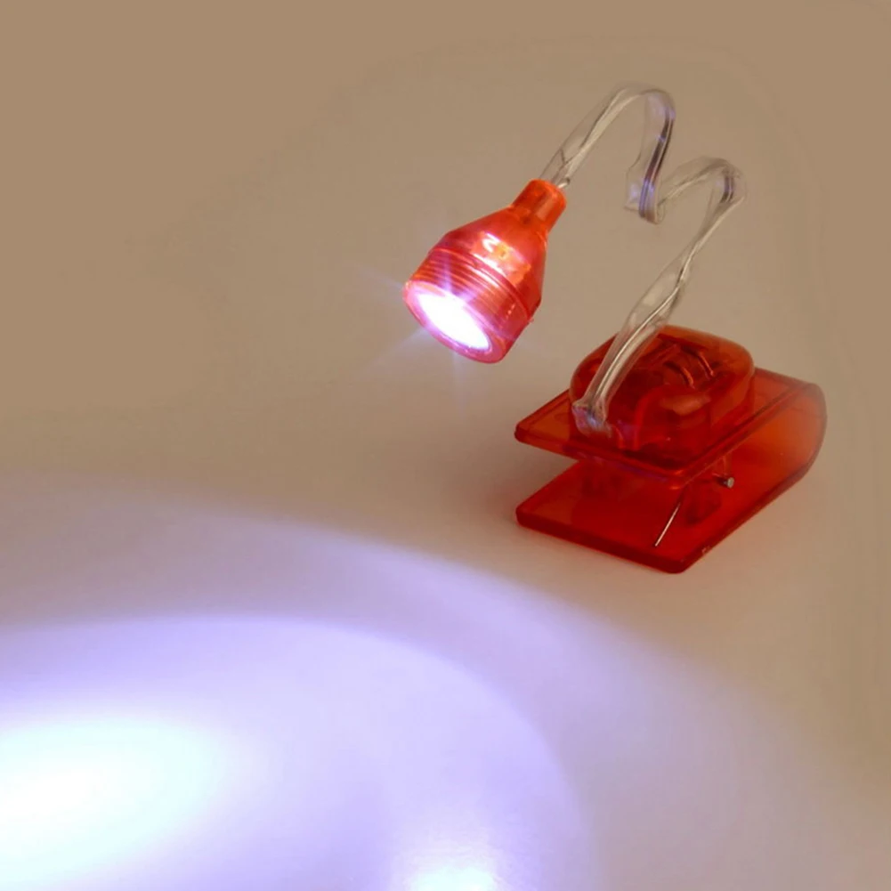 Гибкая Регулируемая рукоятка яркий светодиодный светильник для чтения мини