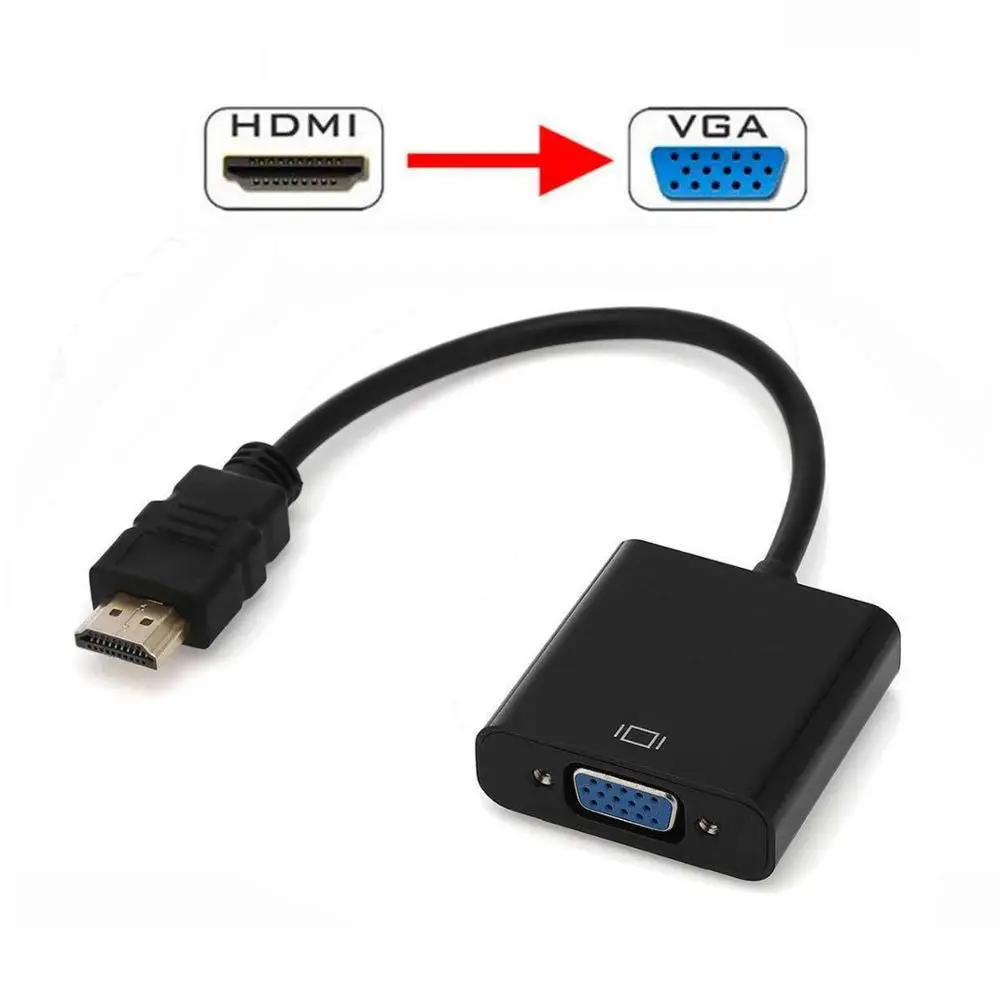 HDMI к VGA адаптер цифро-аналоговый преобразователь кабель 1080p для Xbox PS4 ПК ноутбук ТВ