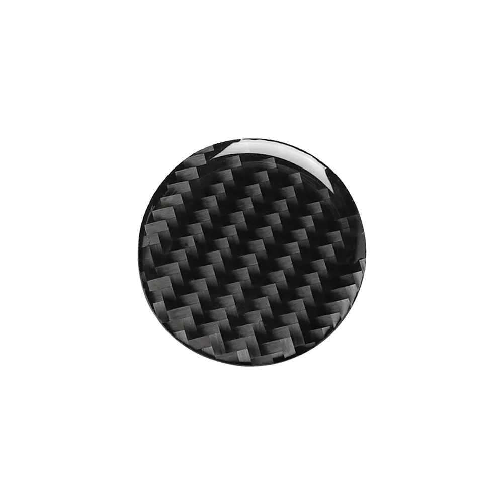 

Universal Car Center Console Knob Cover Trim Car Moulding Decorative Trim Carbon Fiber Fit For A3 2014-2018 Auto Accessories