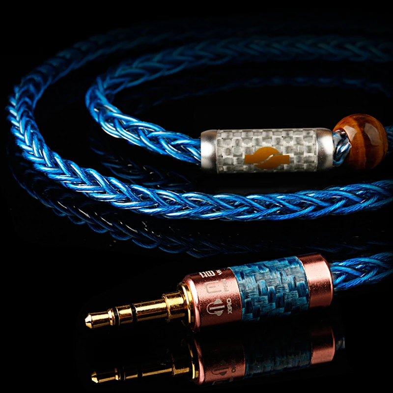 xiaofan ae02 8 Core Cu-Ag Alloy Upgrade Cable 2.5/3.5/4.4mm Balanced With MMCX/2pin Connector For sony ex1000 QDC se846 | Электроника