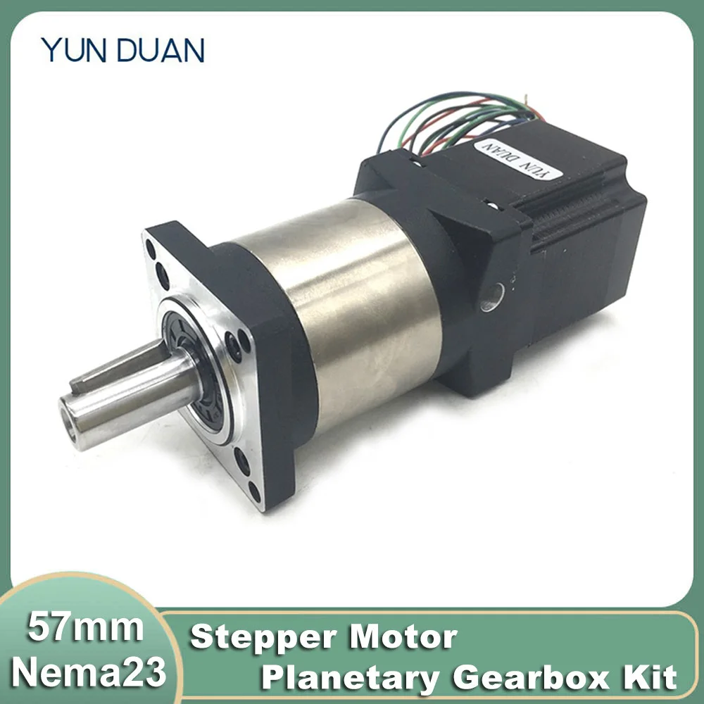

Комплект планетарных редукторов Nema23, 57 шаговых двигателей, 57 мм, 2ph, 4 а, 1,5 Нм, соотношение планетарных редукторов 16, 20, 25, 35, 40, 50, 70
