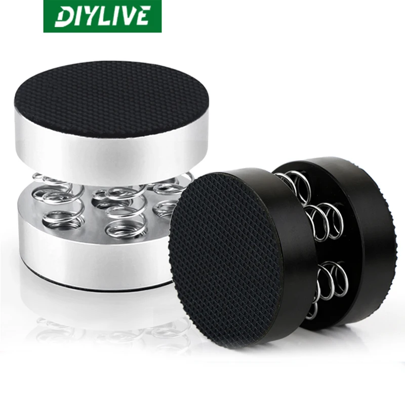 

DIYLIVE 4 pieces of HIFI speaker amplifier CD machine anti-slip foot nail cushion aluminum alloy spring shock absorber cushion