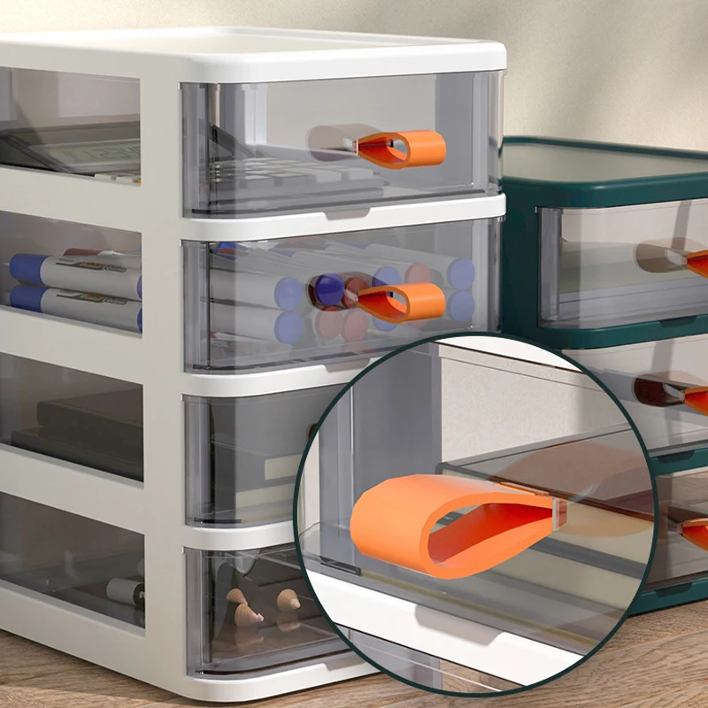 Transparent Desktop Organizer Boxes Small Storage Drawers Plastic Container Multilayer Desk Stationery Key Box | Дом и сад