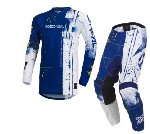 NOIZONEAL мотокросса костюм мотобайкер гоночный красный Джерси брюки MX ATV dirt bike