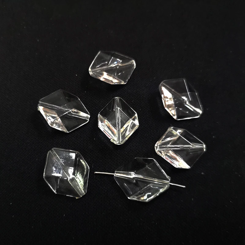 Новейшие прозрачные граненые Акриловые бусины 21 мм * 16 8 400 шт./лот/бусины